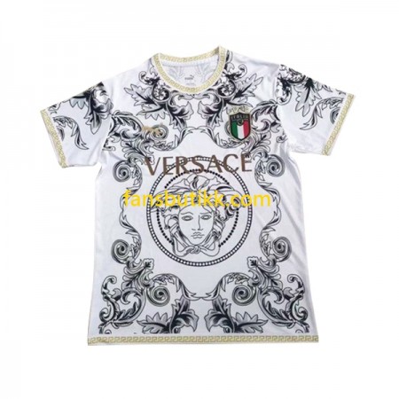 Fotballdrakt Italia Versace Hvit 2023-2024 Kortermet